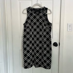 Mixit Black and White Evening Dress 14 Womenswear